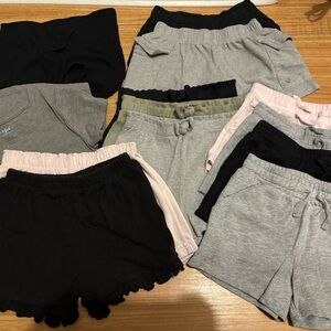 Toddler Girls Size 5T Basics 1 Dress, 2 Shirts, 11 Shorts